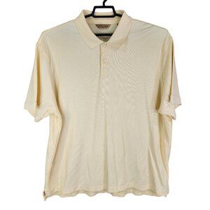 Mens Yellow Roundtree & Yorke Gold Label Polo Shirt Short Sleeve Size XXL